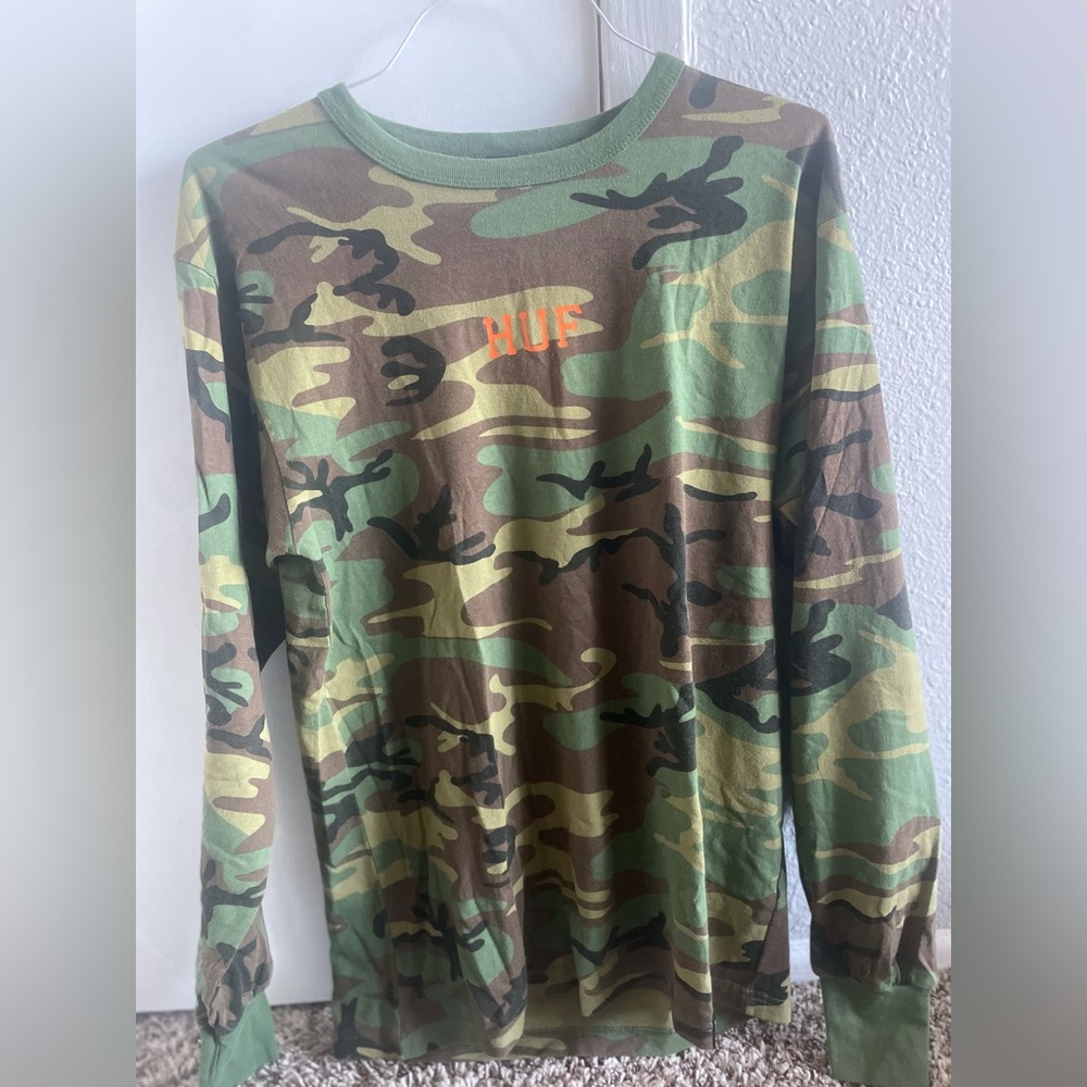 Large Long Sleeve Camo Huf Shirt